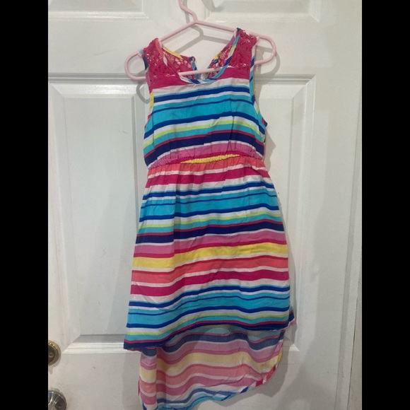 The Children's Place Other - Children’s place girl rainbow strip dress size 5.